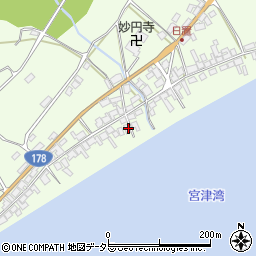 京都府宮津市日置396周辺の地図