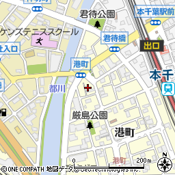 千葉県千葉市中央区港町9-4周辺の地図