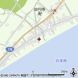 京都府宮津市日置581-1周辺の地図