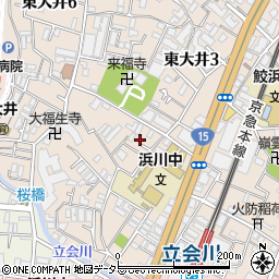 川村荘周辺の地図