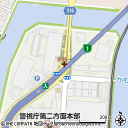 勝島一周辺の地図