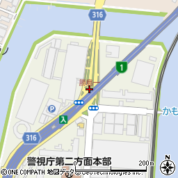 勝島一周辺の地図