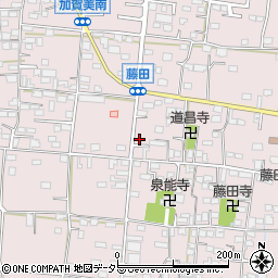 山梨県南アルプス市藤田338周辺の地図