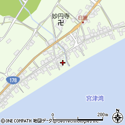 京都府宮津市日置583-1周辺の地図