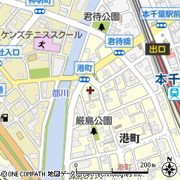 千葉県千葉市中央区港町9周辺の地図