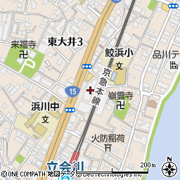 東大井スカイハイツ管理事務所周辺の地図