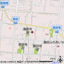 山梨県南アルプス市藤田307-16周辺の地図