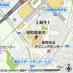 昭和音楽大学短期大学部周辺の地図