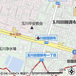 東都城東タクシー株式会社　奥沢営業所周辺の地図