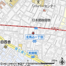 東京都大田区北馬込1丁目12-7周辺の地図