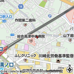 株式会社谷川商店　溝ノ口支店周辺の地図