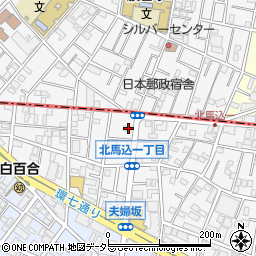 東京都大田区北馬込1丁目12-6周辺の地図