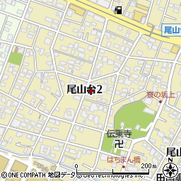 東京都世田谷区尾山台2丁目周辺の地図
