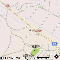 千葉県東金市三ケ尻274周辺の地図
