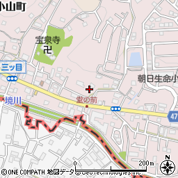 東京都町田市小山町3554周辺の地図