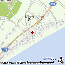 京都府宮津市日置588周辺の地図