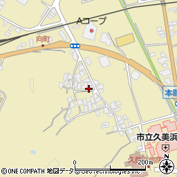 京都府京丹後市久美浜町348-3周辺の地図