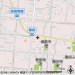 山梨県南アルプス市藤田314周辺の地図