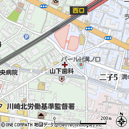 保険相談ショップ保険ほっとライン　溝の口店周辺の地図