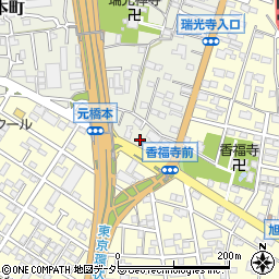 神奈川県相模原市緑区元橋本町1周辺の地図