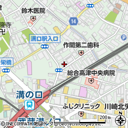 スタジオニド溝の口店周辺の地図