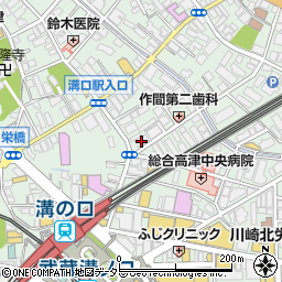 スタジオニド溝の口店周辺の地図