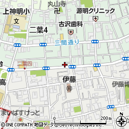 東京都品川区二葉4丁目20-12周辺の地図