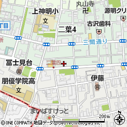 東京都品川区二葉4丁目23-8周辺の地図