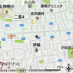 東京都品川区二葉4丁目20-10周辺の地図