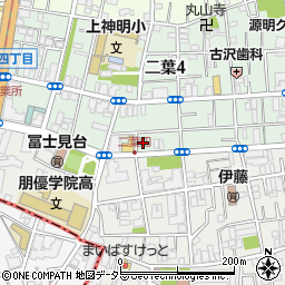 東京都品川区二葉4丁目23周辺の地図