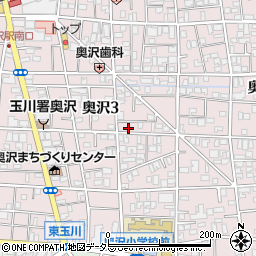 東京都世田谷区奥沢3丁目20-7周辺の地図