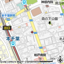千葉県千葉市中央区長洲周辺の地図