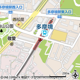 京王電鉄株式会社　多摩境駅周辺の地図