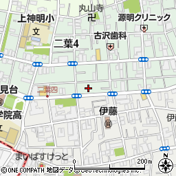 東京都品川区二葉4丁目20-5周辺の地図