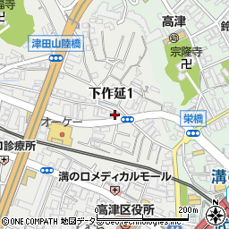 田山獣医科病院周辺の地図