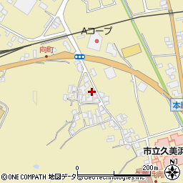 京都府京丹後市久美浜町346-3周辺の地図