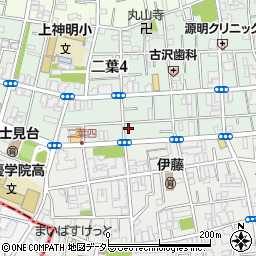 東京都品川区二葉4丁目20-2周辺の地図