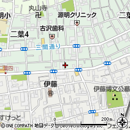 東京都品川区二葉4丁目17周辺の地図