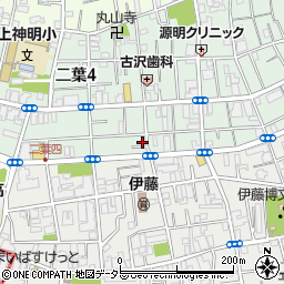 東京都品川区二葉4丁目20-9周辺の地図