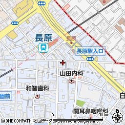 ファミリーマート大田長原店周辺の地図