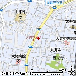 東京都品川区大井4丁目17-16周辺の地図