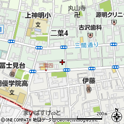 東京都品川区二葉4丁目23-10周辺の地図