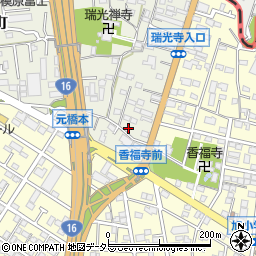 神奈川県相模原市緑区元橋本町2-39周辺の地図