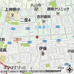 東京都品川区二葉4丁目20-6周辺の地図