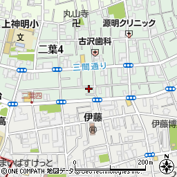 東京都品川区二葉4丁目20-8周辺の地図