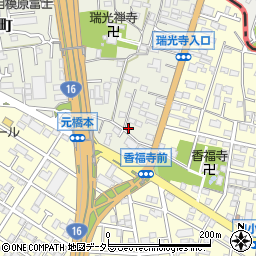 神奈川県相模原市緑区元橋本町2-40周辺の地図