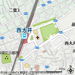 韓激 西大井店周辺の地図