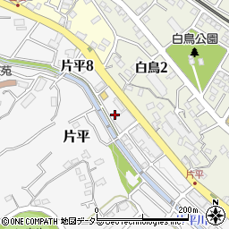 神奈川県川崎市麻生区片平8丁目周辺の地図