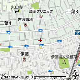 東京都品川区二葉4丁目17-8周辺の地図