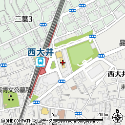 セブンイレブン品川西大井駅前店周辺の地図